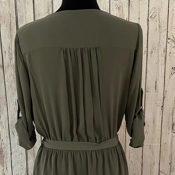 NWOT Massimo dress, olive green, pockets! Size M. - Picture 12 of 14